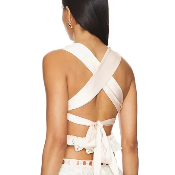 For Love And Lemons Ruffled Bustier Tank Top - Picture 2 of 7